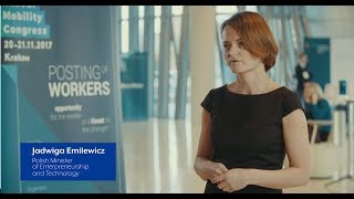 Jadwiga Emilewicz, Minister Przedsiębiorczości i Technologii o delegowaniu pracowników - V ELMC