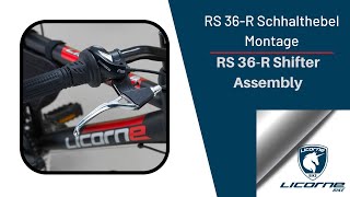 Licorne Bike RS 36-R Schalthebel montage (Licorne Bike RS 36-R shifter assembly)