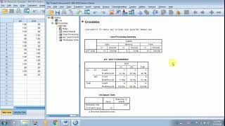 Mc NEMAR TEST THROUGH CROSS STABS  SPSS