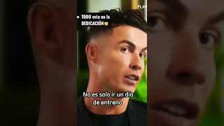 CR7: TODO está en la DEDICACIÓN👏 #CR7 #cristianoronaldo #ronaldo #messi #motivacion #reflexiones