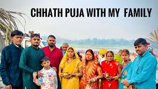 First Chhath  Puja With My Family 🥹 !!  Jode Jode Falwa ❤️