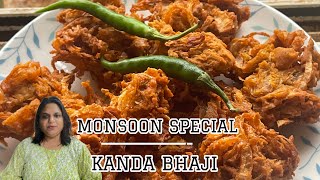 Crispy And Easy Kanda Bhaji Recipe|Tea Time Snacks।Onion Pakora | Pyaz ka Pakora