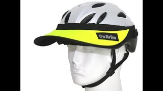 Da Brim helmet brim attachments let you ride cooler and be seen better!