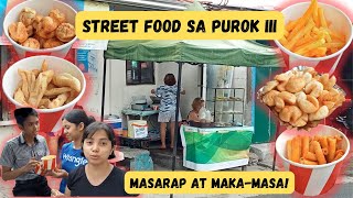 Meriendahan/Street Food sa Bigaa | Fries, Cheesestick, Kikiam, atbp. | Food Hug: The Fam Vlog