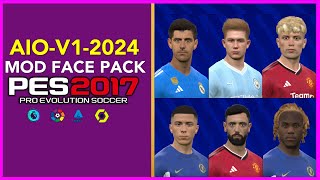 PES 2017 | MOD FACE PACK AIO 23-2024 V1 | 12/23/23 | PC