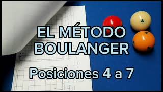 EL MÉTODO BOULANGER - Ep.2: posiciones 4 a 7. Billar a 3 bandas