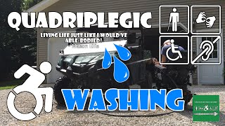 Quadriplegic Washes UTV - Tasks | (C5,C6,C7)