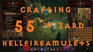 Diablo 3 RoS Crafting 55 Wizard Hellfire Amulets [German]