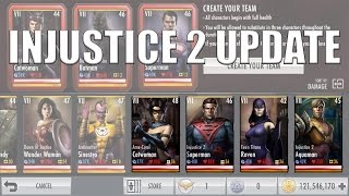 Injustice iOS NEW 'INJUSTICE 2 CHARACTERS' UPDATE!