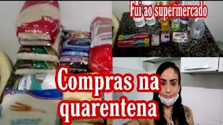 Compras do mês na quarentena!