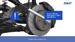 How to replace the SKF driveshaft VKJC 5205