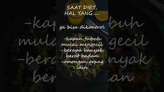 hal yang bisa dan tidak bisa di kontrol saat diet #short #diet #health #menudietsehat #viral