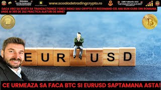 Analiză Bitcoin și Eurusd! Săptămâna minunată🙏🤗