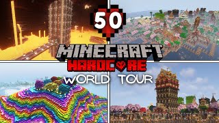 Minecraft World Tour & World Download! 1.20 Hardcore Let's Play: Episode 50