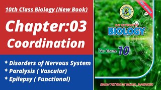 Disorder of Nervous System class 10 | Biology class 10 chapter 3| Class 10 new biology book