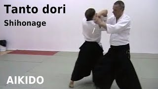 Aikido TANTO DORI, knife defense - SHIHONAGE, by Stefan Stenudd in 2007