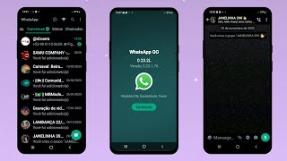 ☄️SAIU! NOVO WHATSAPP  AMOLED LITE  COM REAÇÕES E COM AVATAR ATUALIZADO 2023