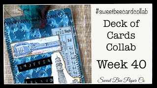 Week 40 Collage Collab | Deck of Cards Collab Weekly Project | Collage Challenge #sweetbeecardcollab