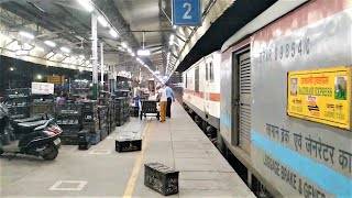 (02425) RAJDHANI (COVID-19) AC SPECIAL Arriving At Ludhiana Junction With (GZB) WAP7 Locomotive.!