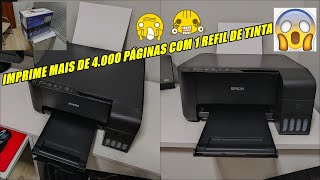 IMPRESSORA EPSON L3150 - Multifuncional, tanque de tinta e wifi. Vale a pena? Primeiras impressões.