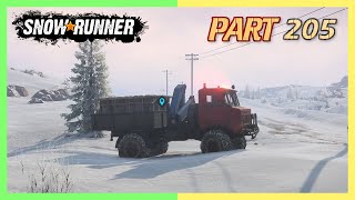 SNOWRUNNER Gameplay Abandoned Convoy Deliver To The POL Depot