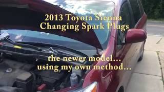 2013 Toyota Sienna Spark Plugs access