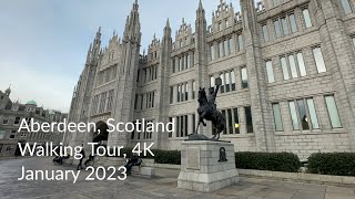 Aberdeen, Scotland - Walk through experience | 4K