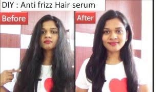 DIY Hair serum to remove frizzy hair | Starnaturalbeauties