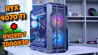 RYZEN 7 7800X3D + RTX 4070 TI  MEJOR BUILD 4K GAMING