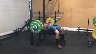 1/29/18 Bench 1ct Pause 267.5x1 @9- ws 1/5