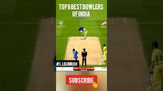 TOP 6 BEST BOWLERS OF INDIA FOR T20 WORLD CUP 2024 | INDIAN FAST BOWLERS #cricket #shorts