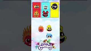 Smiling Critters vs Inside Out pass the color game level 123 #shorts #coloring