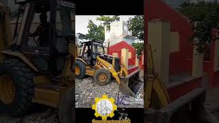 Demolición del muro perimetral y la vivienda para la construcción de un almacén.#ing#constructorajvc