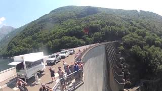 Verzasca Bungee Jump - incredible POV from Go Pro at Contra Dam