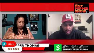 The Hot Pepper Show w/ Pepper Thomas Interviewing Darien Brockington