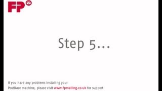 PostBase franking machine install Step 5