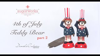 4th of July Teddy Bear (part 2)