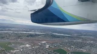 Horizon Air Dash 8-400 Departs Pasco KPSC