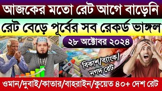 আজকের টাকার রেট কত | Ajker takar rate koto | ওমান দুবাই কাতার কুয়েত সৌদি সিঙ্গাপুর এক ডলার কত টাকা