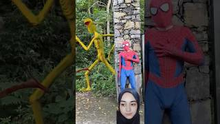 Watch out for monsters #spiderman #sirenhead #funny #halloween #funnyvideos #shorts #trending