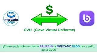 ¿Cómo enviar dinero desde BRUBANK a MERCADO PAGO por medio de la CVU?