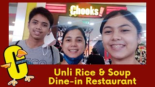 Unli RICE & SOUP sa Chooks-to-Go! 🍗 Dine-in Resto at SM Calamba, Laguna | Food Hug: The Fam Vlog