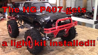 HG P407 Gets a light kit installed!!