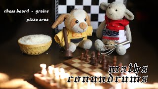 Maths Conundrums | How much grains ~which Pizza |Stop Motion Animation | Chessboard  | Story