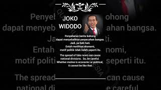 Jokowi #23 | Wise words | Indonesian-Russian-English #quoterusiaindonesia #wisdom #motivation