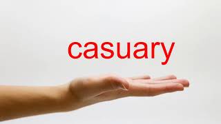 How to Pronounce casuary - American English