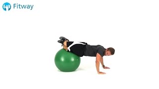 How To Do: Stability Ball Plank - Twist | Ab Workout Exercise