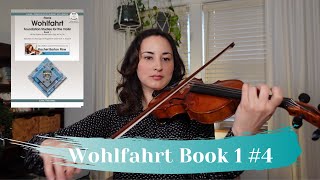 Study no. 4 | Wohlfahrt Foundational Studies for the violin Book 1 (K. H. Aiqouni selections)