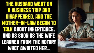 The husband went on a business trip and disappeared, and the mother in law began to talk about