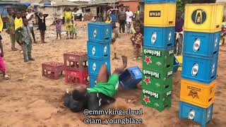 The craziest crate challenge ever seen in Nigeria Gistfox News